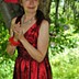 Self portrait in red