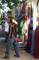 Inmate selling hammocks