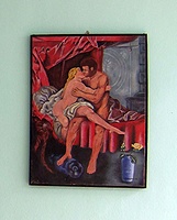 Inmate artwork in conjugal hotel