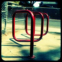 Red Bike Rack