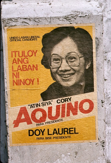 Election Poster for Cory Aquino,