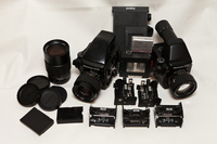 Mamiya 645 Pro Kit. Two cameras, 3 Lenses plus more!